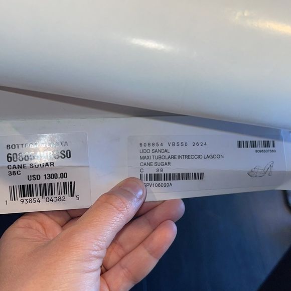 Bottega Veneta Lido Sandal Heel Nude - Picture 3 of 3